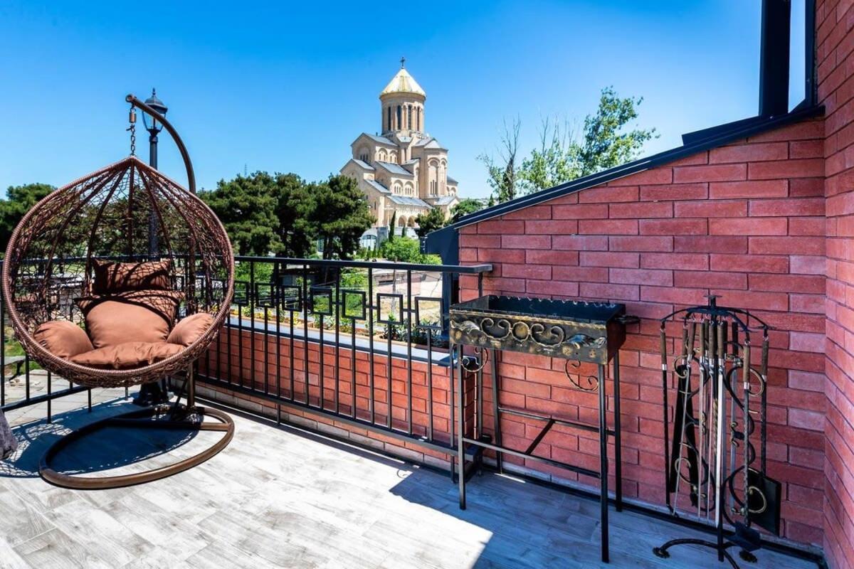3Br Apt W Huge Terrace & Magnificent Views Tbilisi Luaran gambar